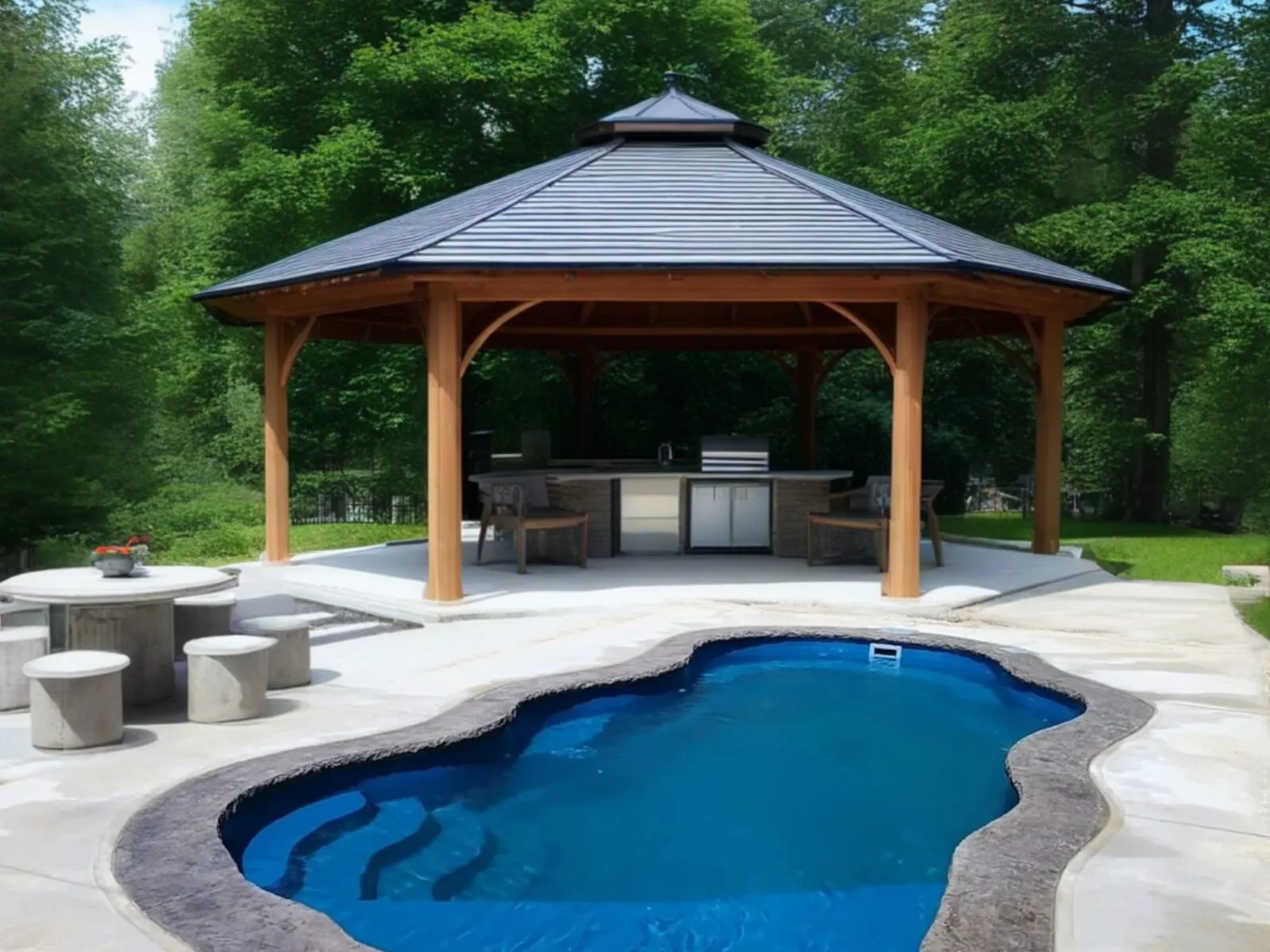 Billabong Splash fiberglass pool