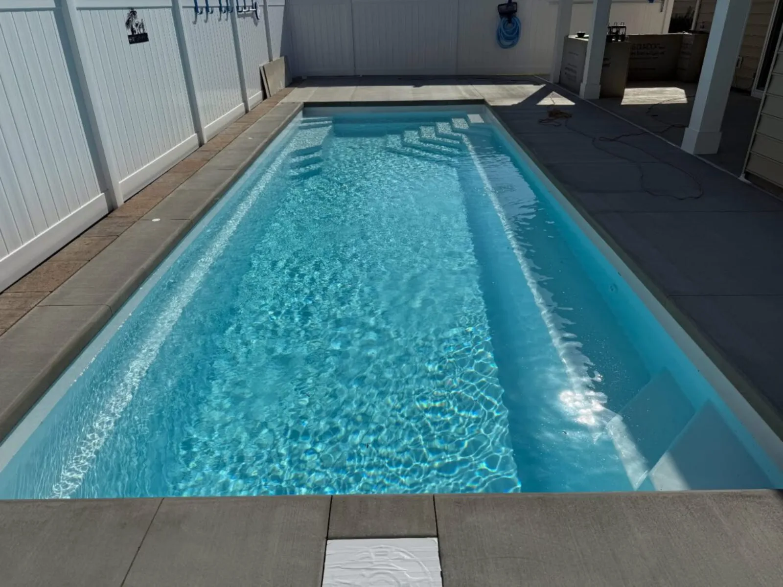 Coral Cay Plunge fiberglass pool