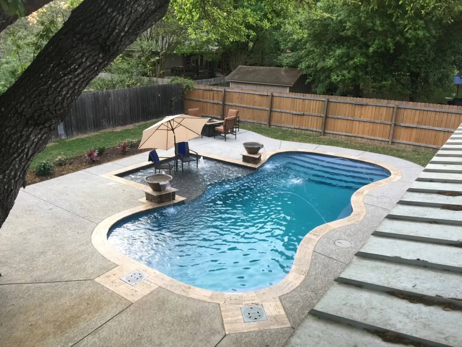 Cube Sundeck fiberglass sundeck
