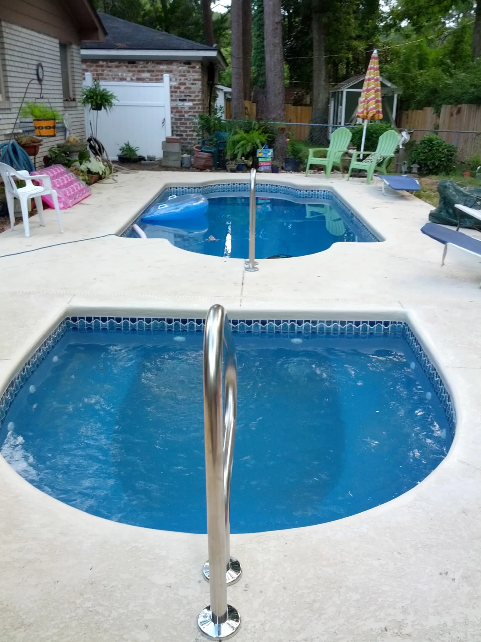 Milano fiberglass pool