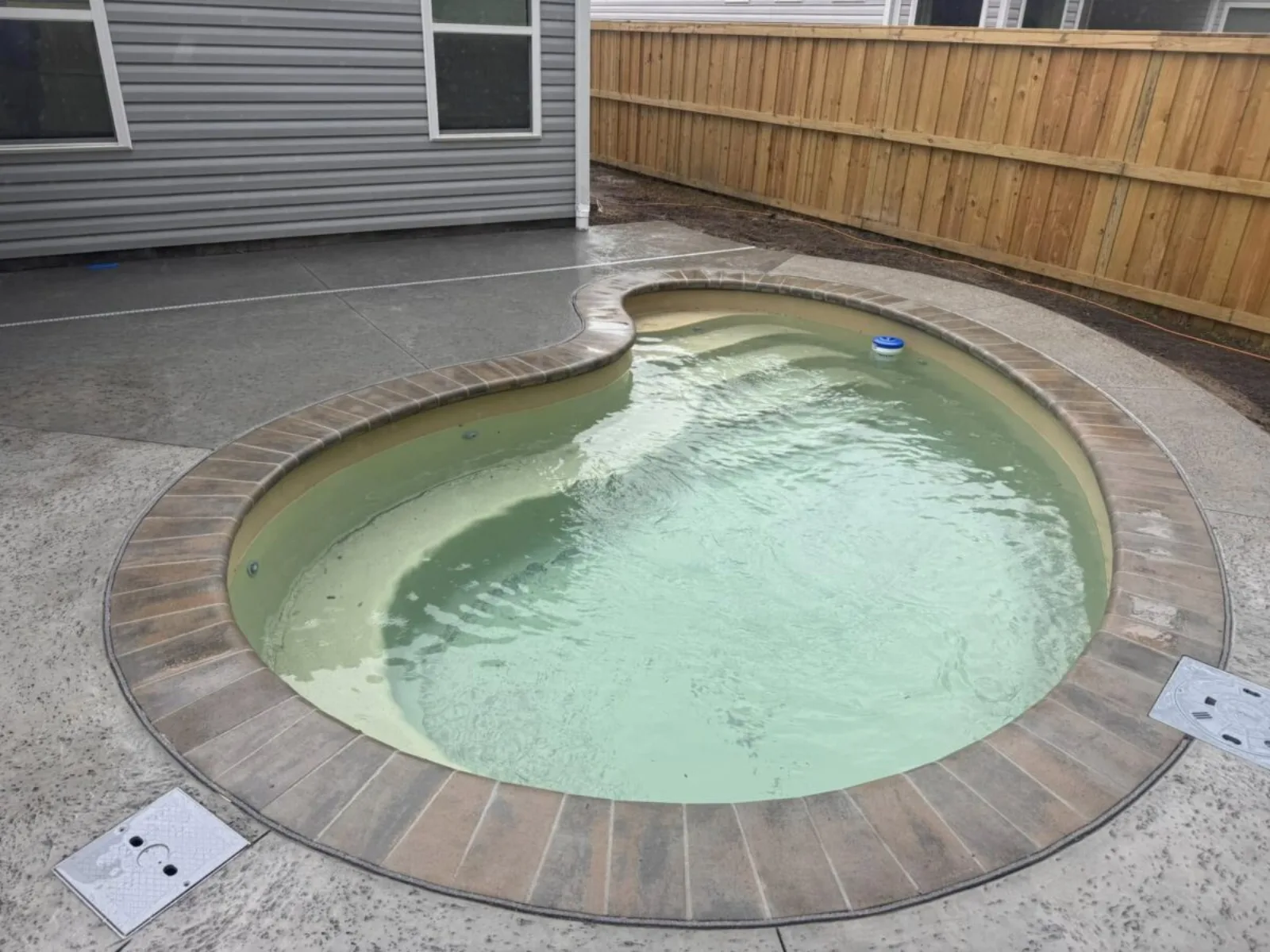 Pixie Plunge fiberglass pool