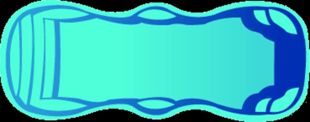 Coral Sea Lounger 2D illustration