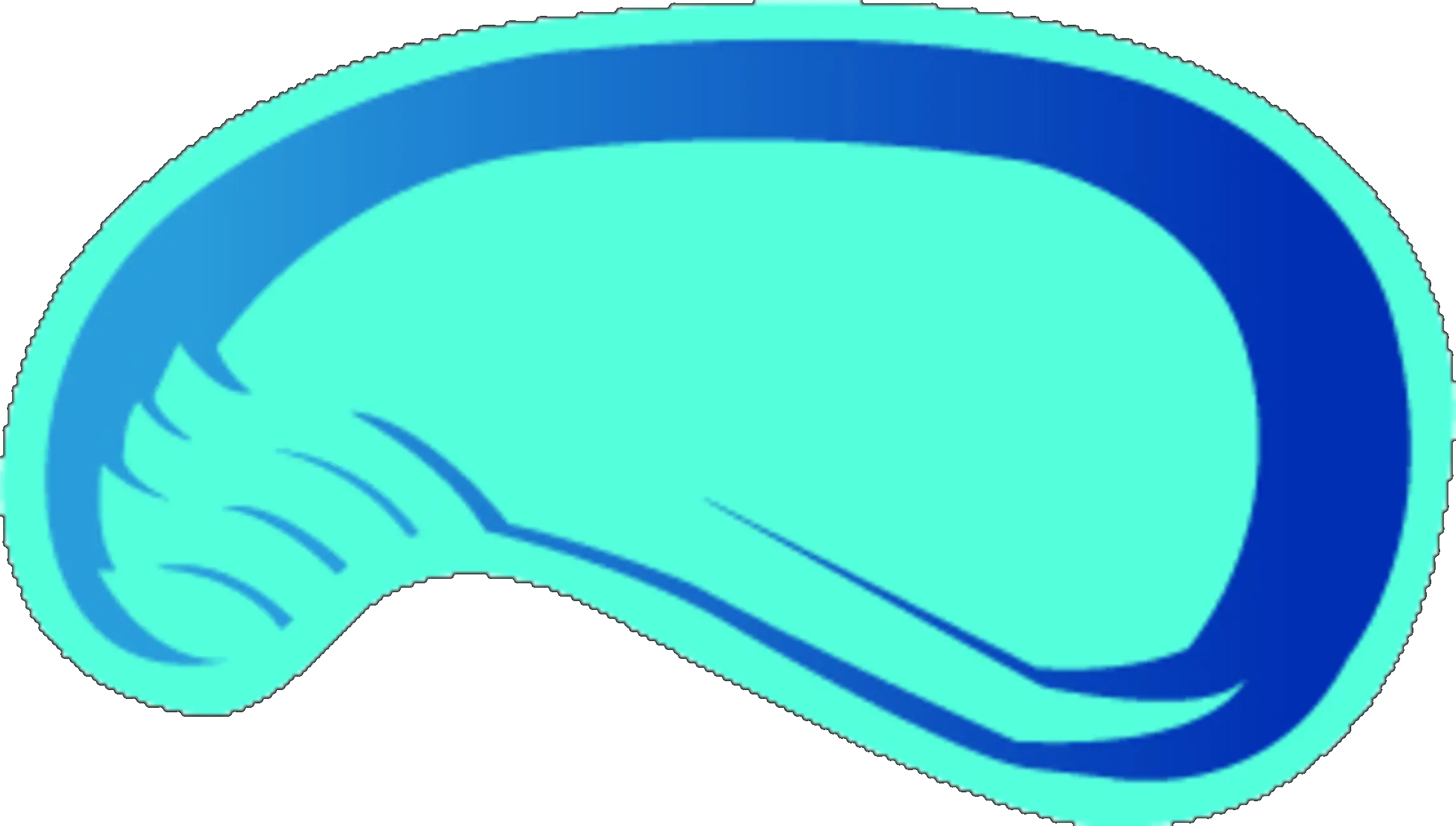 Opal fiberglass pool